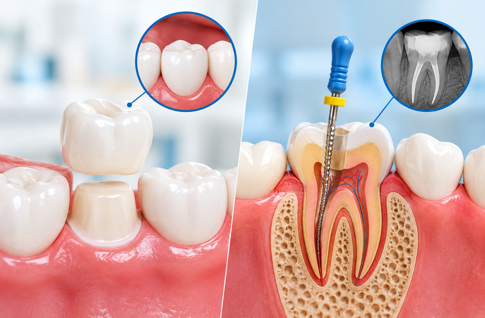 Dental Crown vs. Root Canal: Understanding the Difference